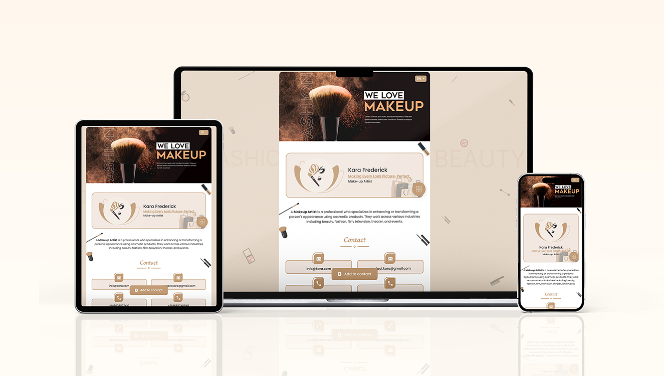 Salon mockup