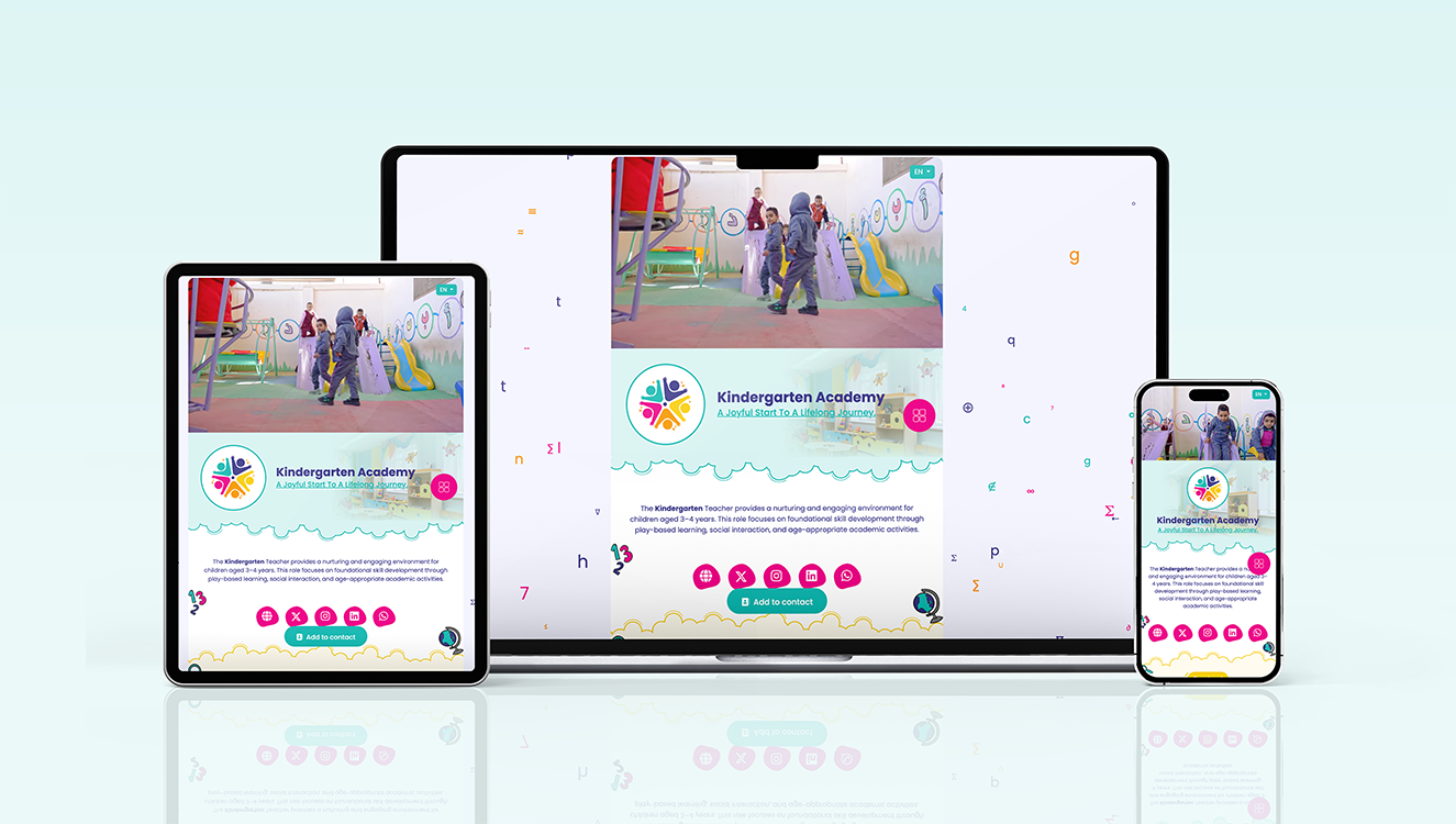 Teacher mockup