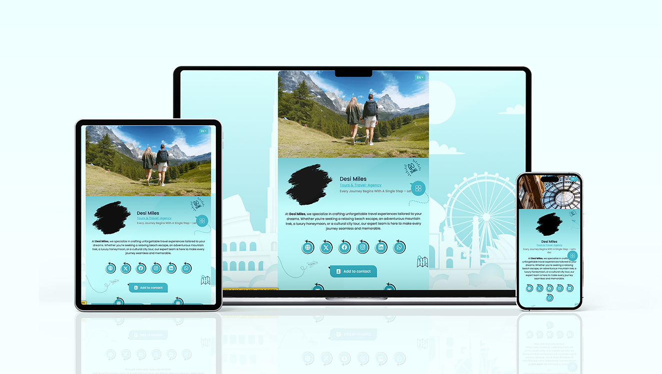 Travel mockup