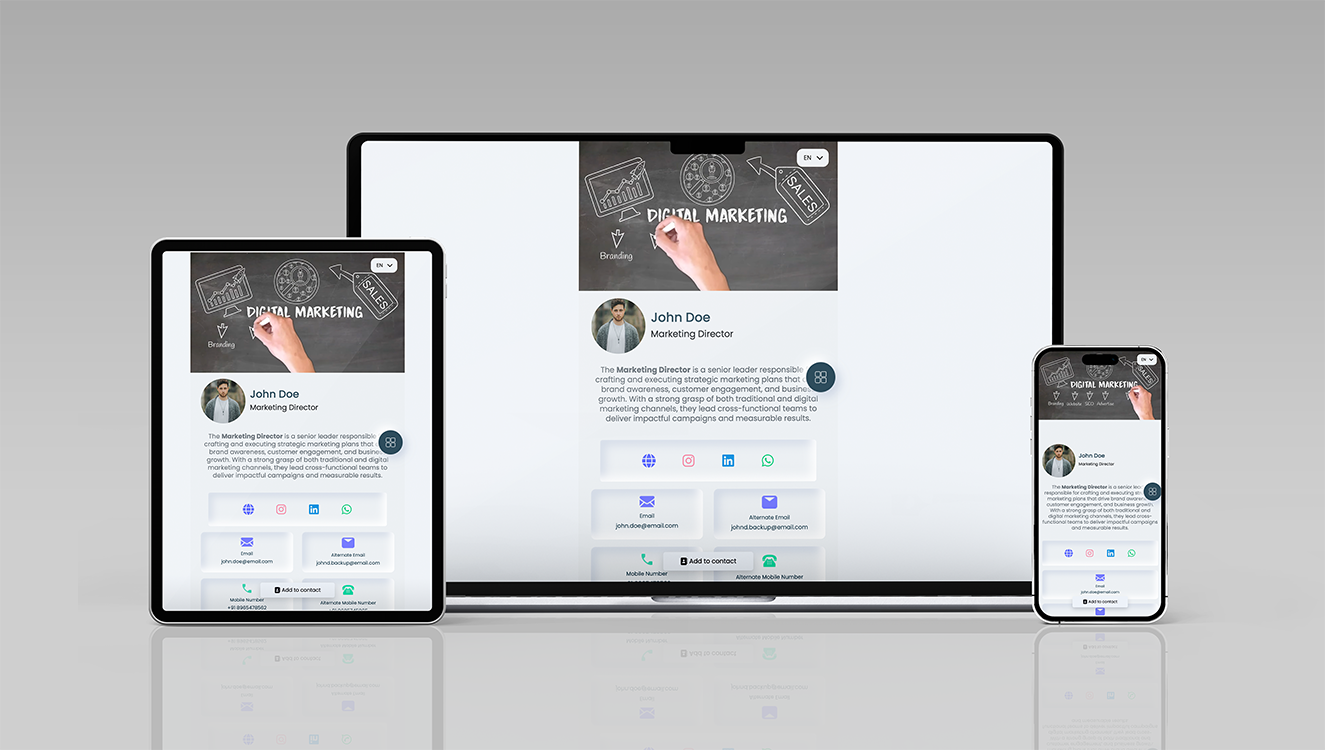 Business Beacon mockup